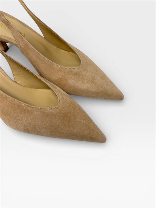 Décolleté Slingback in Camoscio Beige IL LACCIO | B35CAMOSCIOLEGNO